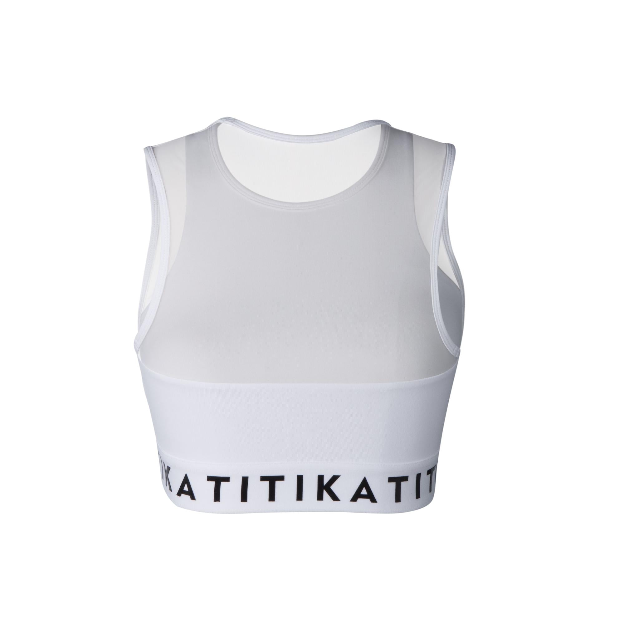 Titika Gatten Medium Impact Bra - White