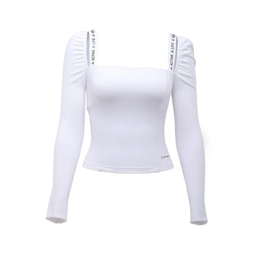 Titika Puff-sleeve Long Sleeve Top - White