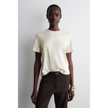 Women Clean Cut Regular T-Shirt - Beige