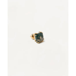 Suki Moss Agate Single Earring