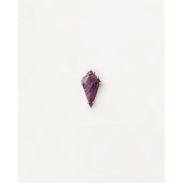 Akiro Charoite Single Earring