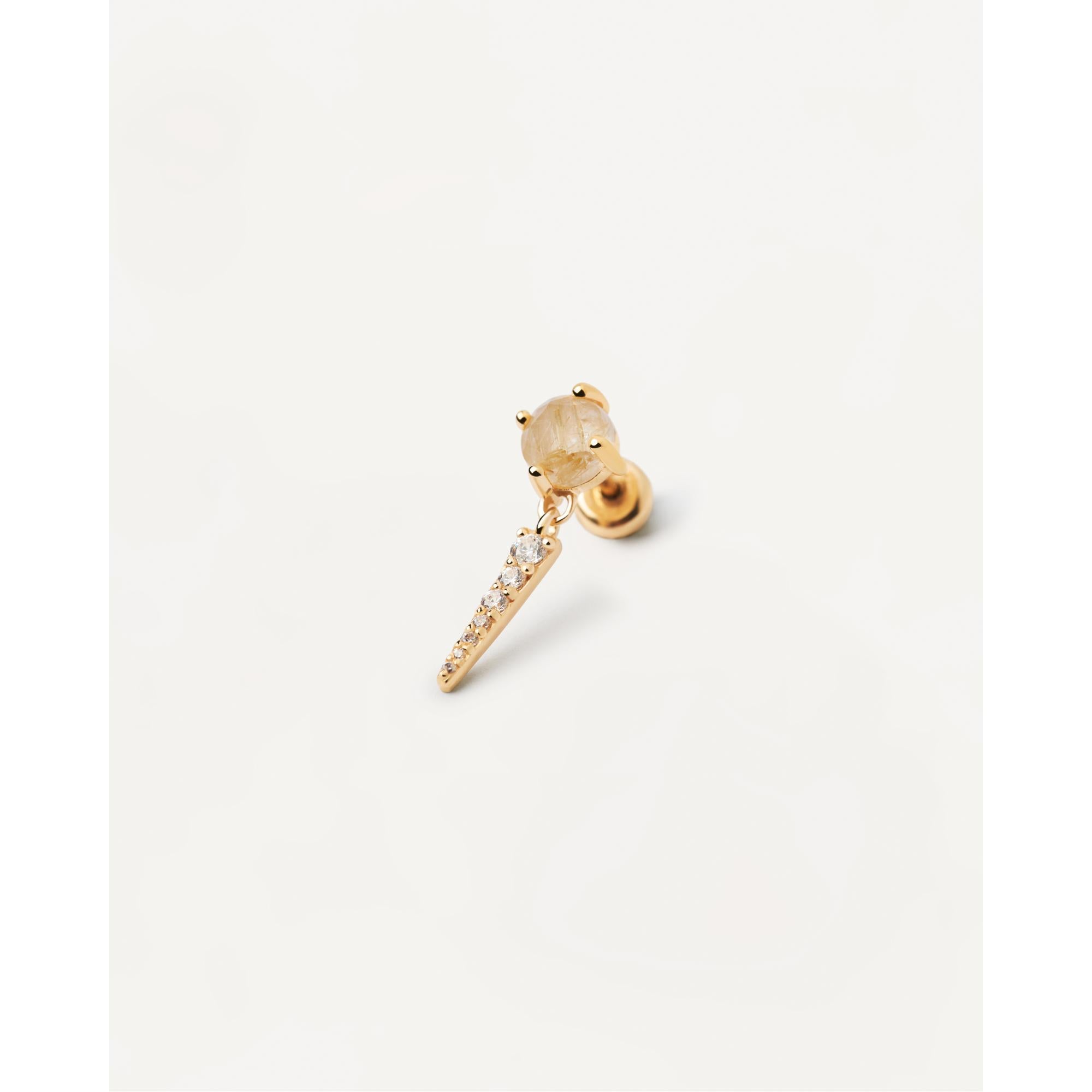 Yoki Rutilated Quartz Single Earring