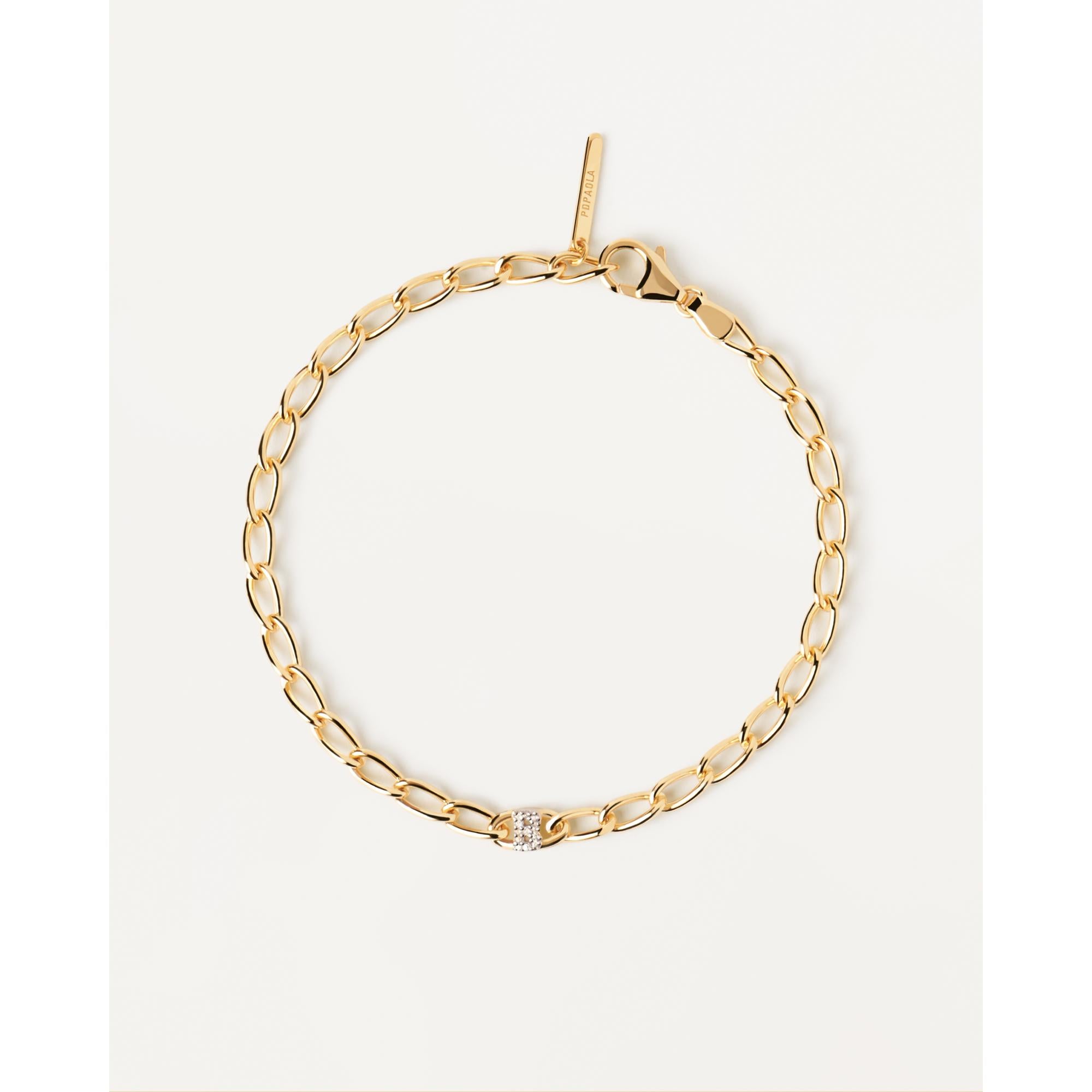 Letter B Chain Bracelet