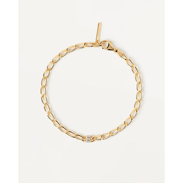 Letter E Chain Bracelet