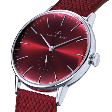 Serenity Burgundy Classic Eye Perlon - 40mm