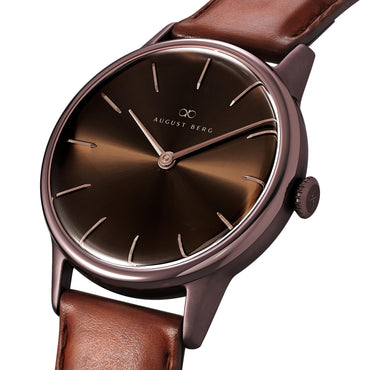 Serenity Cuppa Brown Leather - 32mm