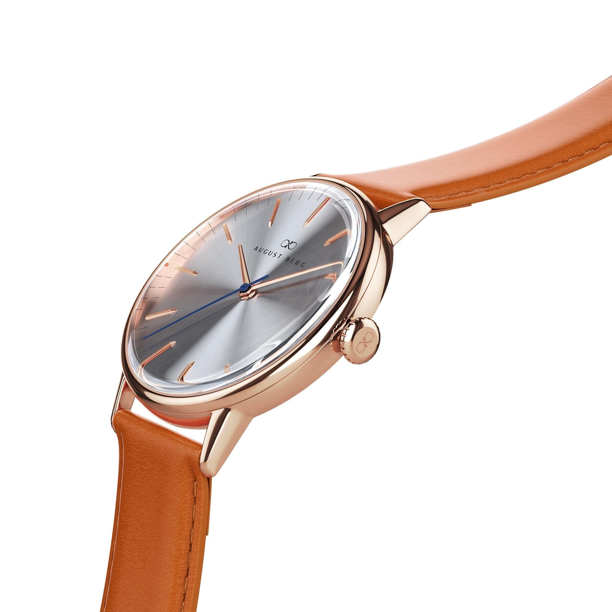 Serenity Simply Rose Gold  Leather - 40mm