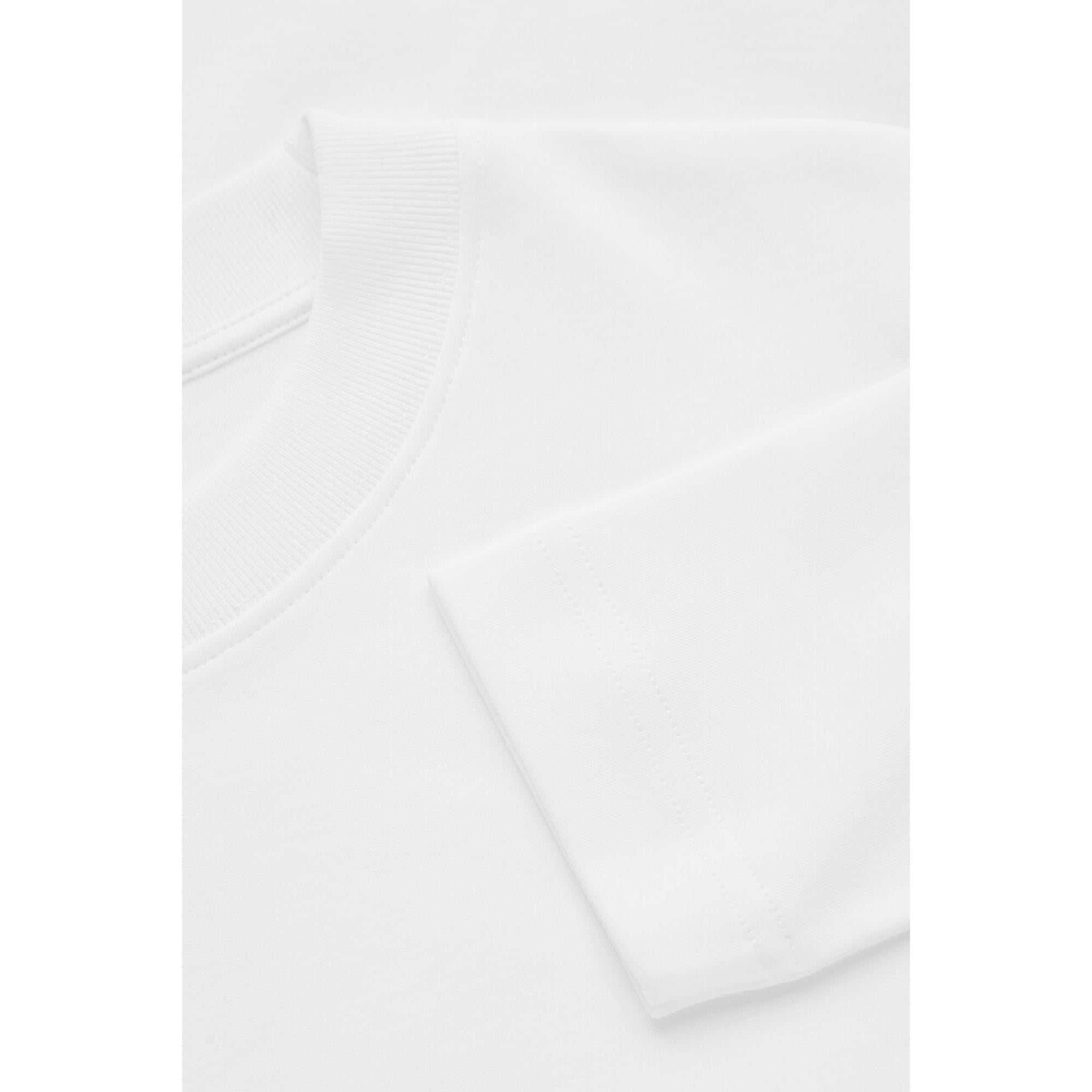 Women Clean Cut Regular Long-Sleeved T-Shirt - White