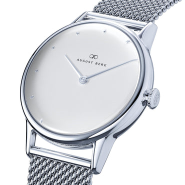 Serenity Classic Dot Silver Perlon - 32mm