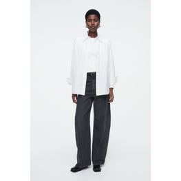 Women Oversized Tailored Shirt - White