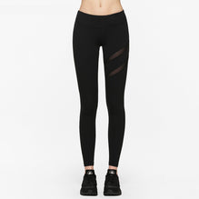 Titika Heart Graphic Mesh Leggings - Black