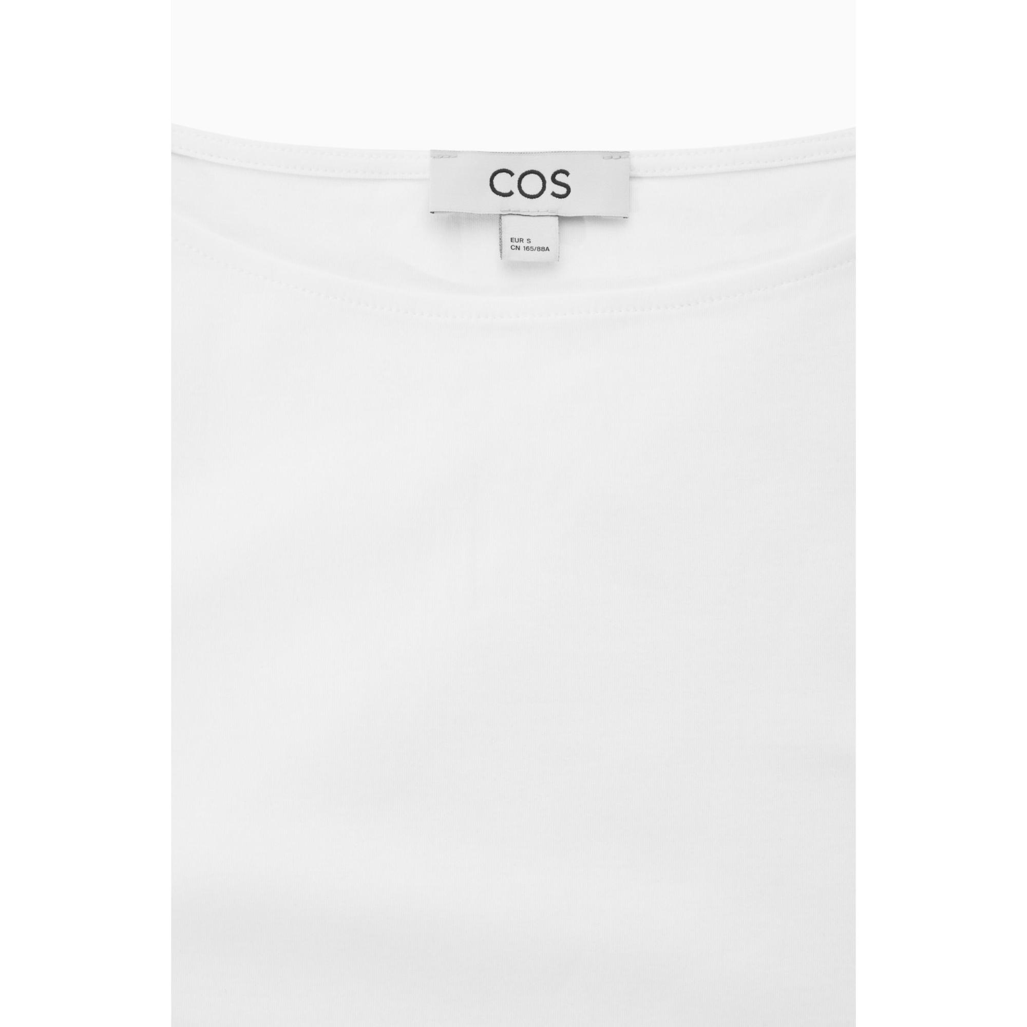 Women Boat-Neck Tank Top - White