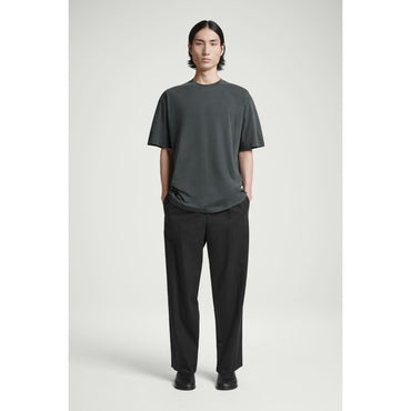 Men Oversized Cotton T-Shirt - Black