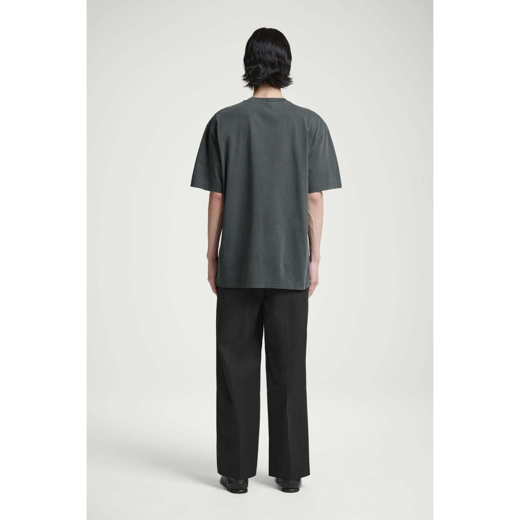 Men Oversized Cotton T-Shirt - Black