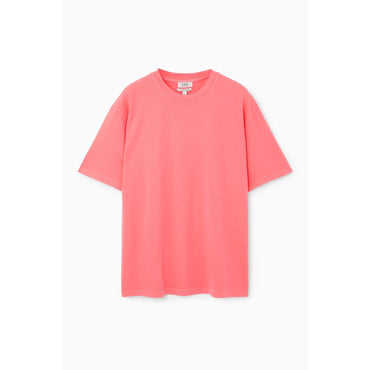 Men Oversized Cotton T-Shirt - Pink