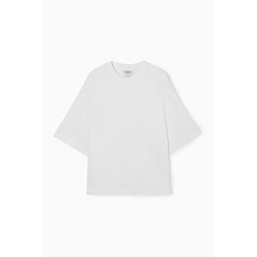 Men Oversized Crew-Neck T-Shirt - White