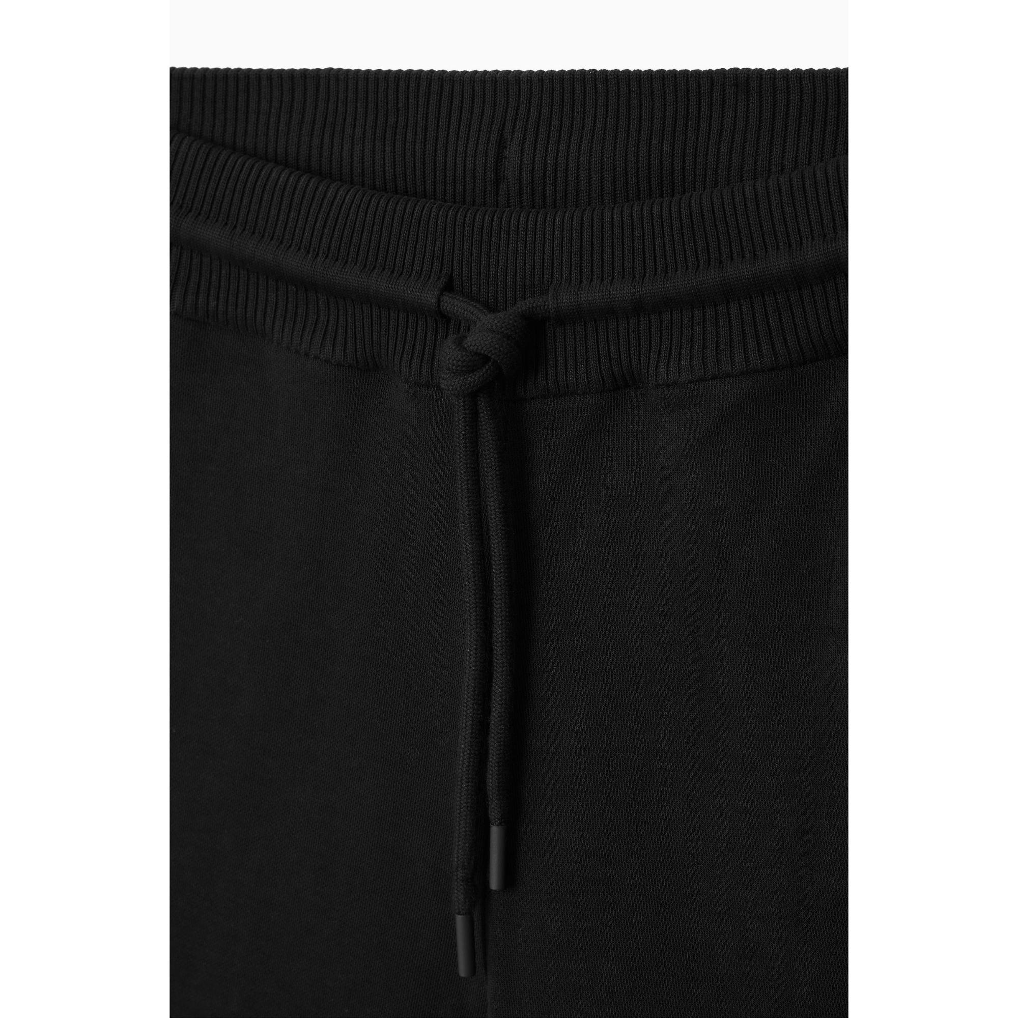 Men Jersey Drawstring Shorts - Black