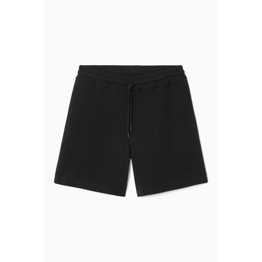 Men Jersey Drawstring Shorts - Black