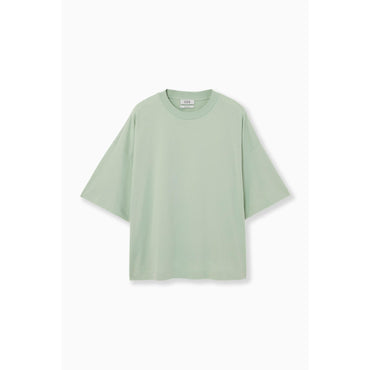 Men Oversized Extra-Wide Cotton T-Shirt - Green