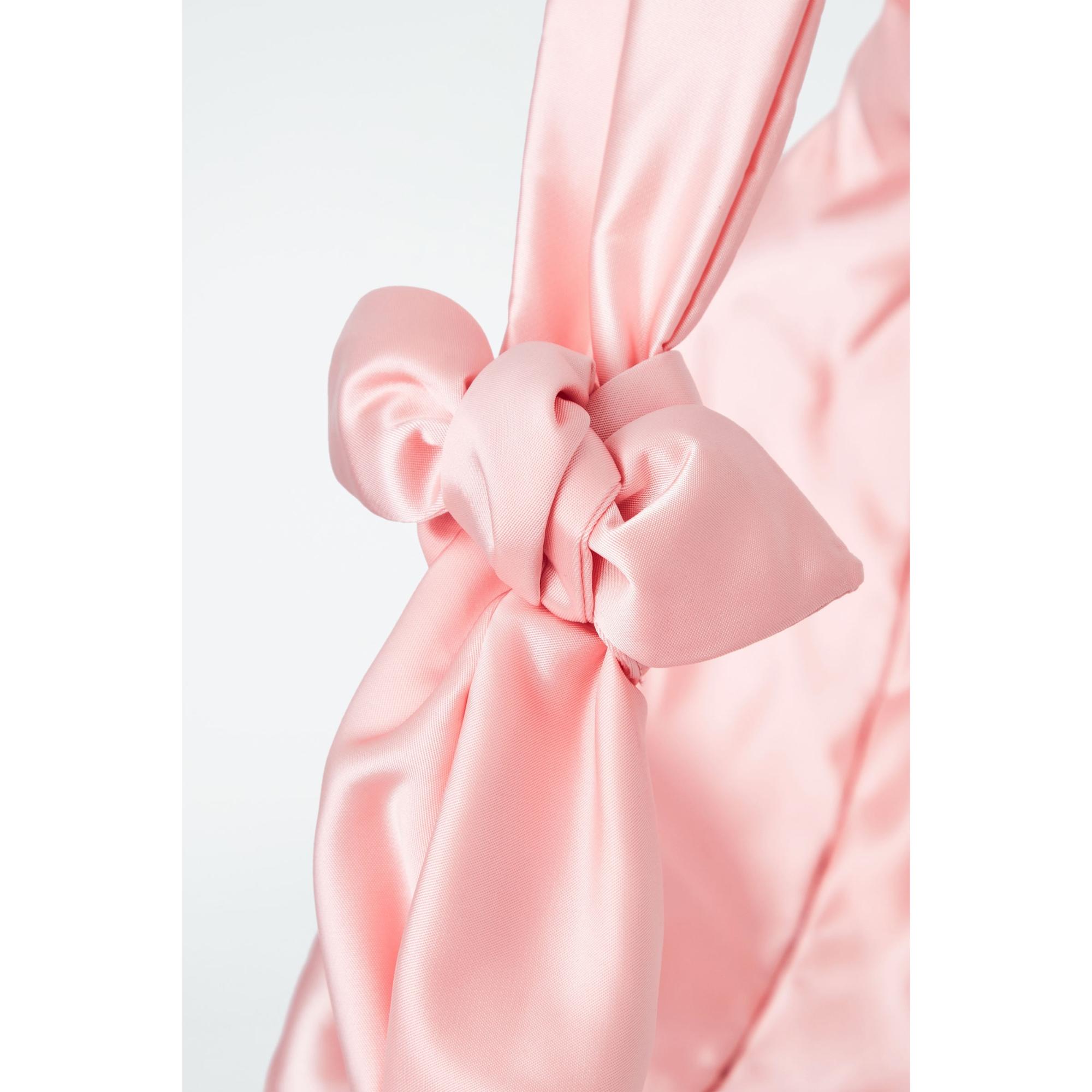 Women Hitch Shoulder Bag - Nylon - Pink