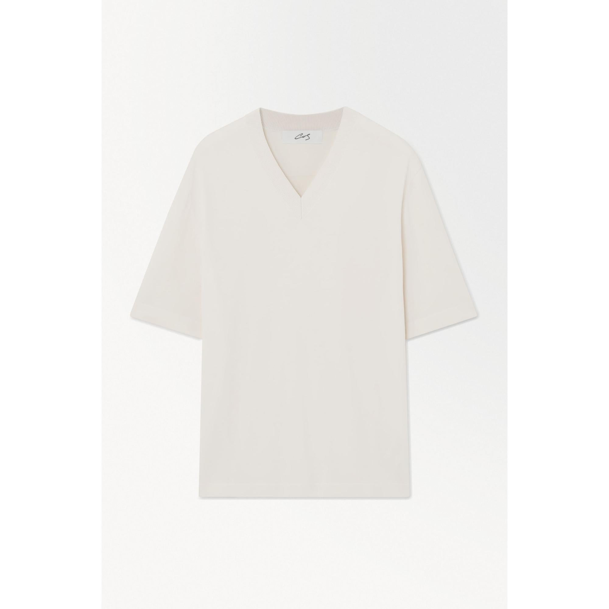 Unisex The Fine Knit T-Shirt - White