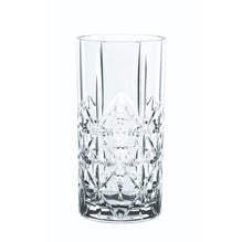 Nachtmann 12pc Lead Free Crystal Cross Longdrink Set - 445ml