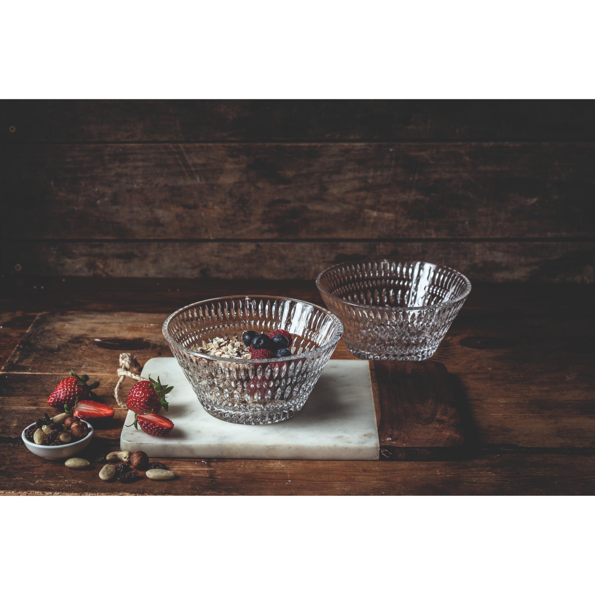 Nachtmann 2pc Lead Free Crystal Bowl Set - 740ml