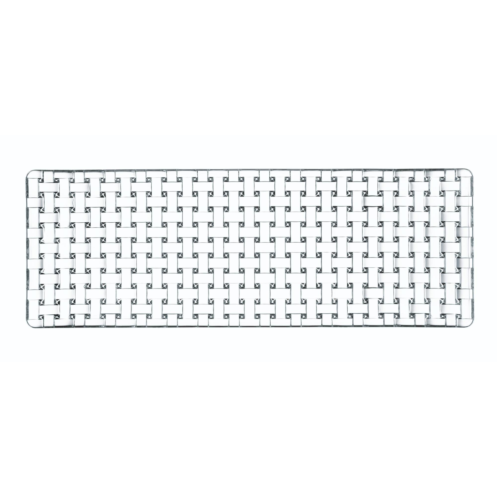 Nachtmann Lead Free Crystal Rectangle Plate - 42cm