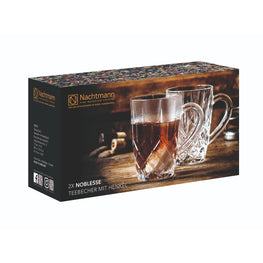 Nachtmann 2pc Lead Free Crystal Tea Mug Glass Set - 350ml