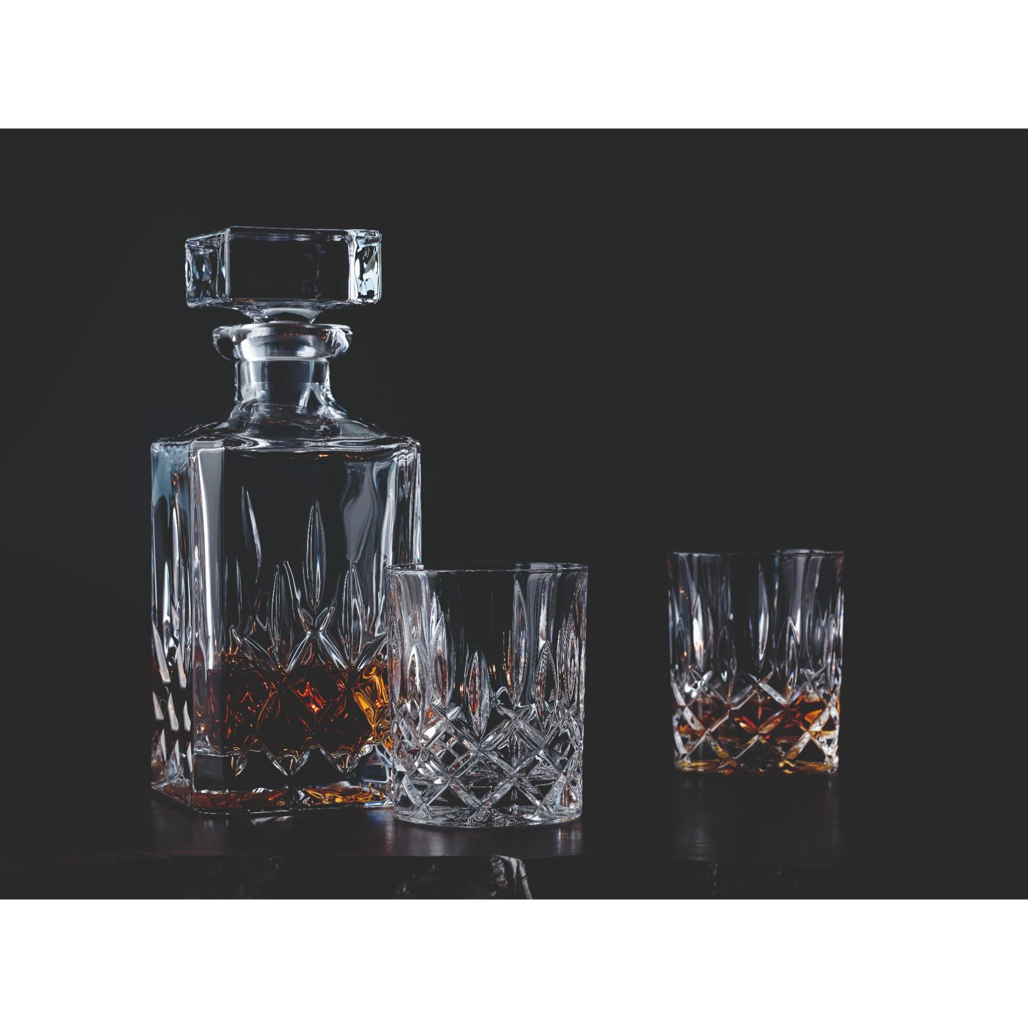 Nachtmann 3pc Lead Free Crystal Whisky Set - Clear