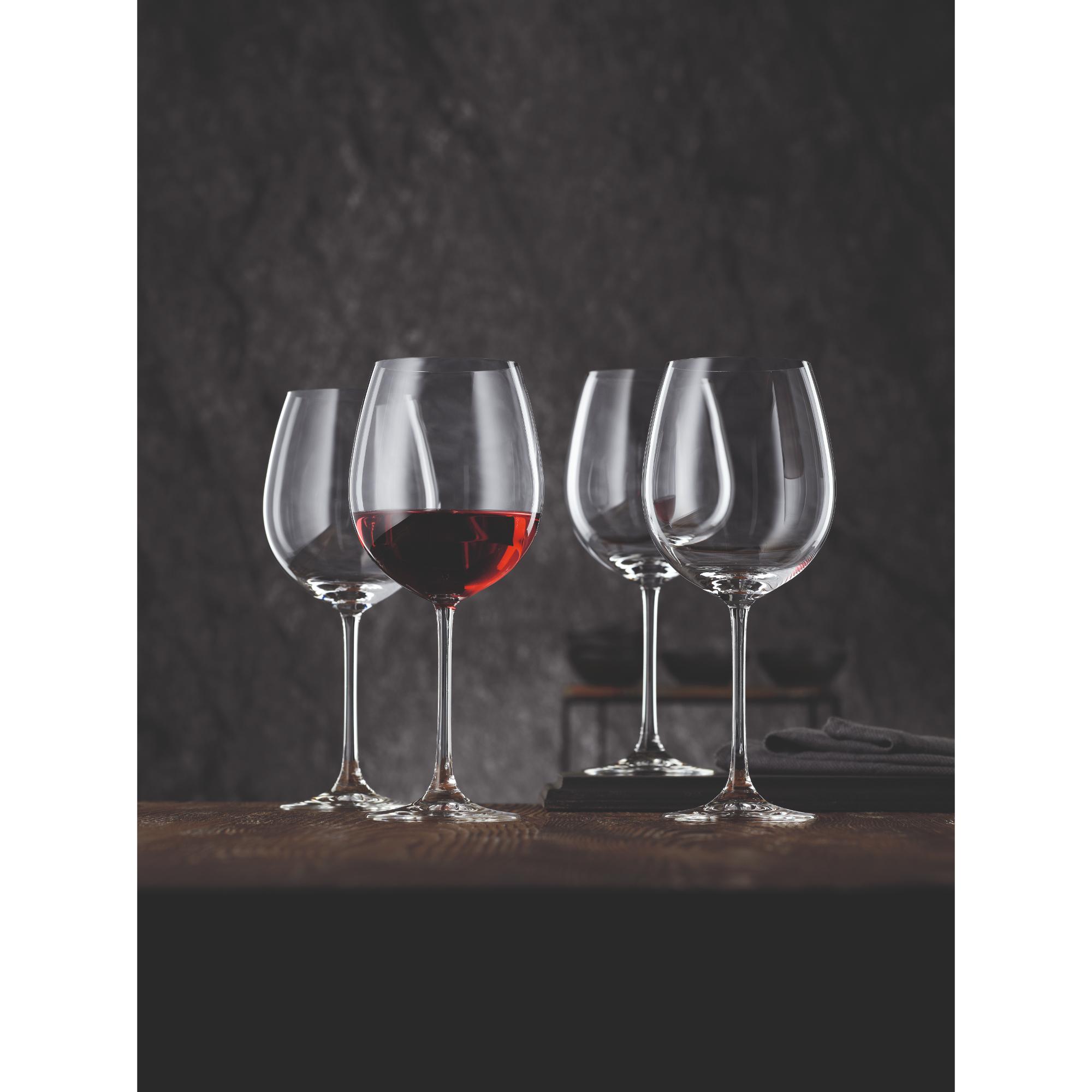 Nachtmann 4pc Lead Free Crystal Red Wine Stemglass Set - 727ml