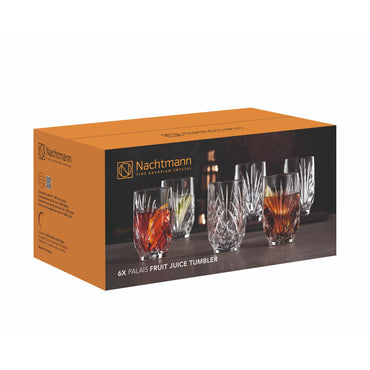 Nachtmann 6pc Lead Free Crystal Tumbler Set - 265ml