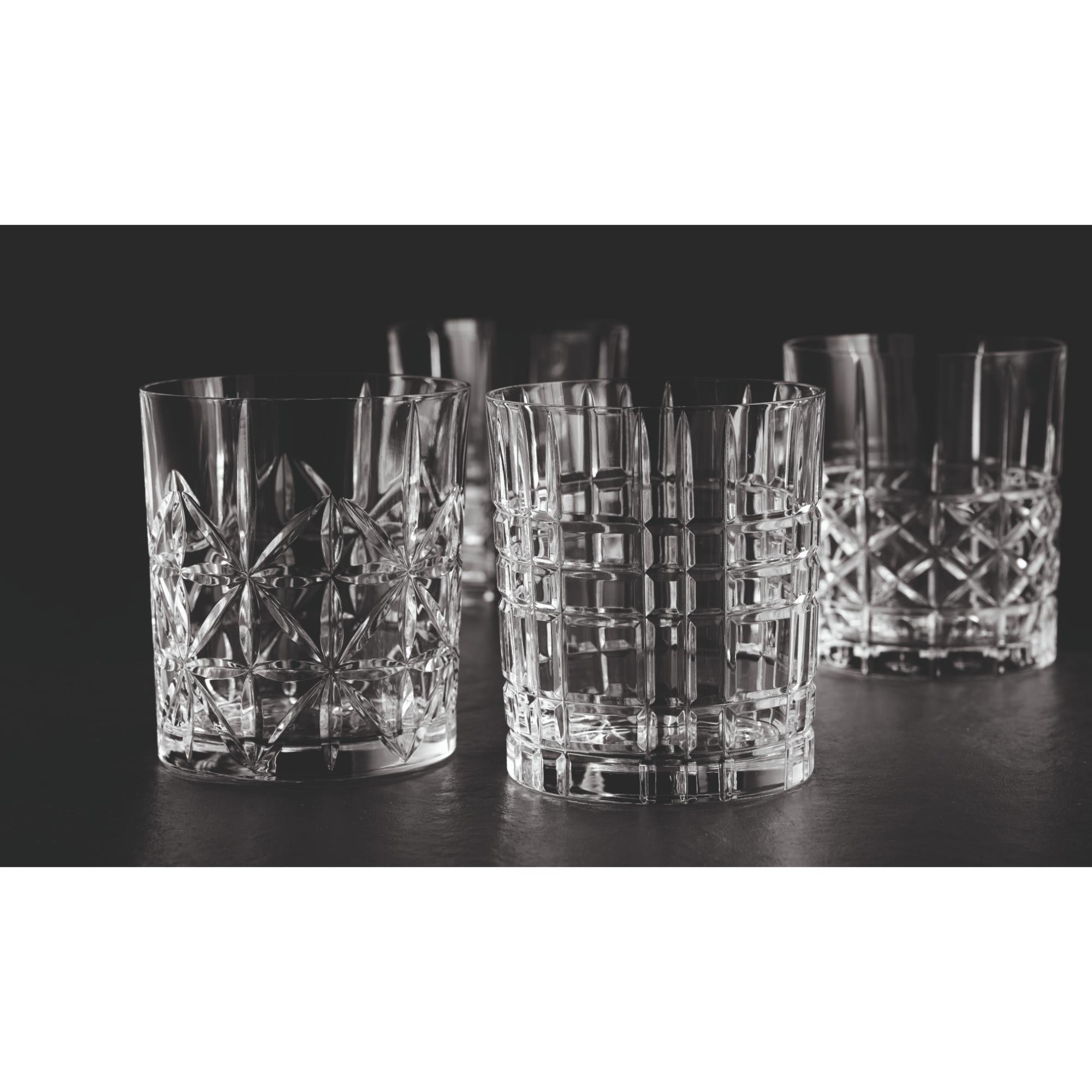 Nachtmann 4pc Lead Free Crystal Highland Tumbler Set - 345ml