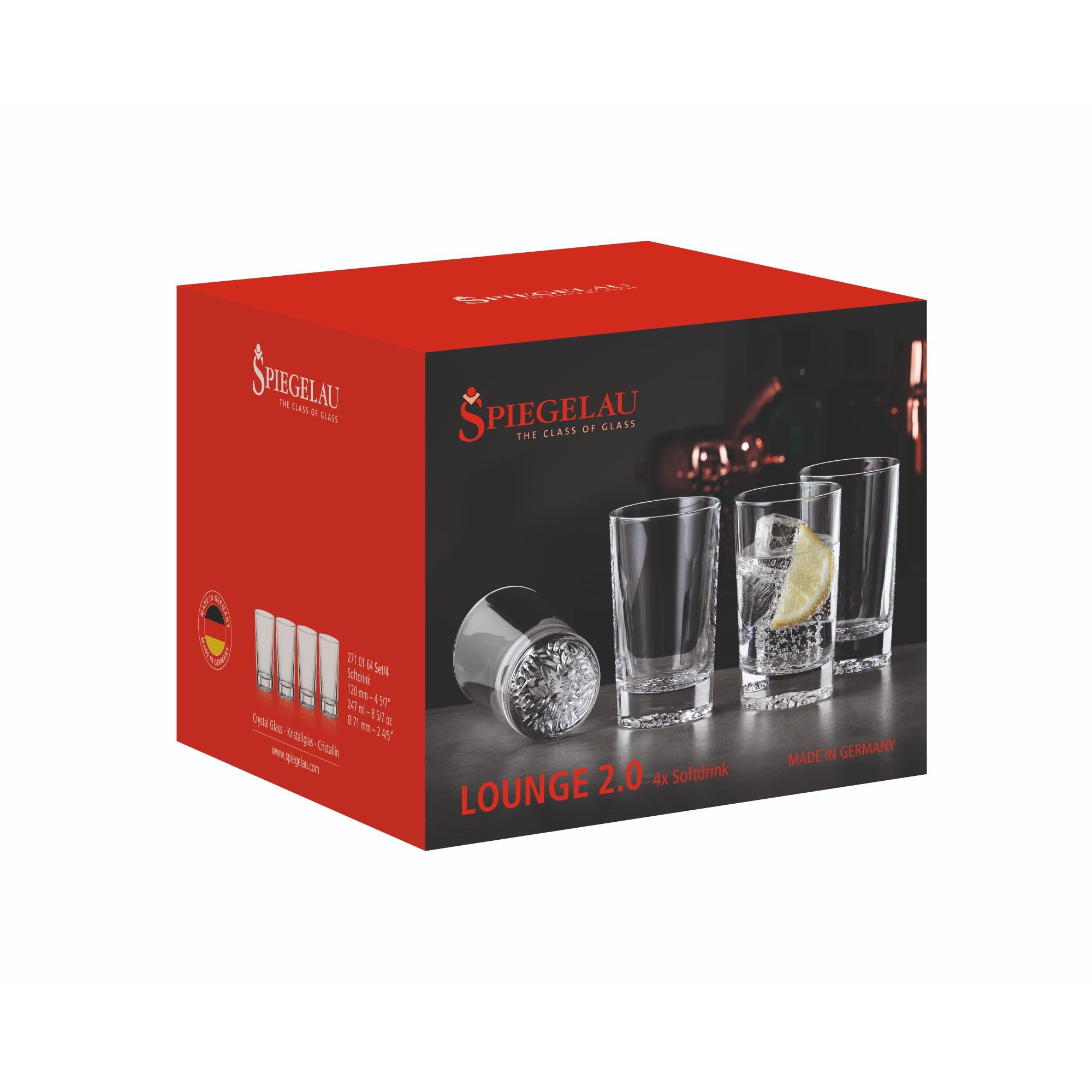 Spiegelau 4pc Softdrink Set - 247ml