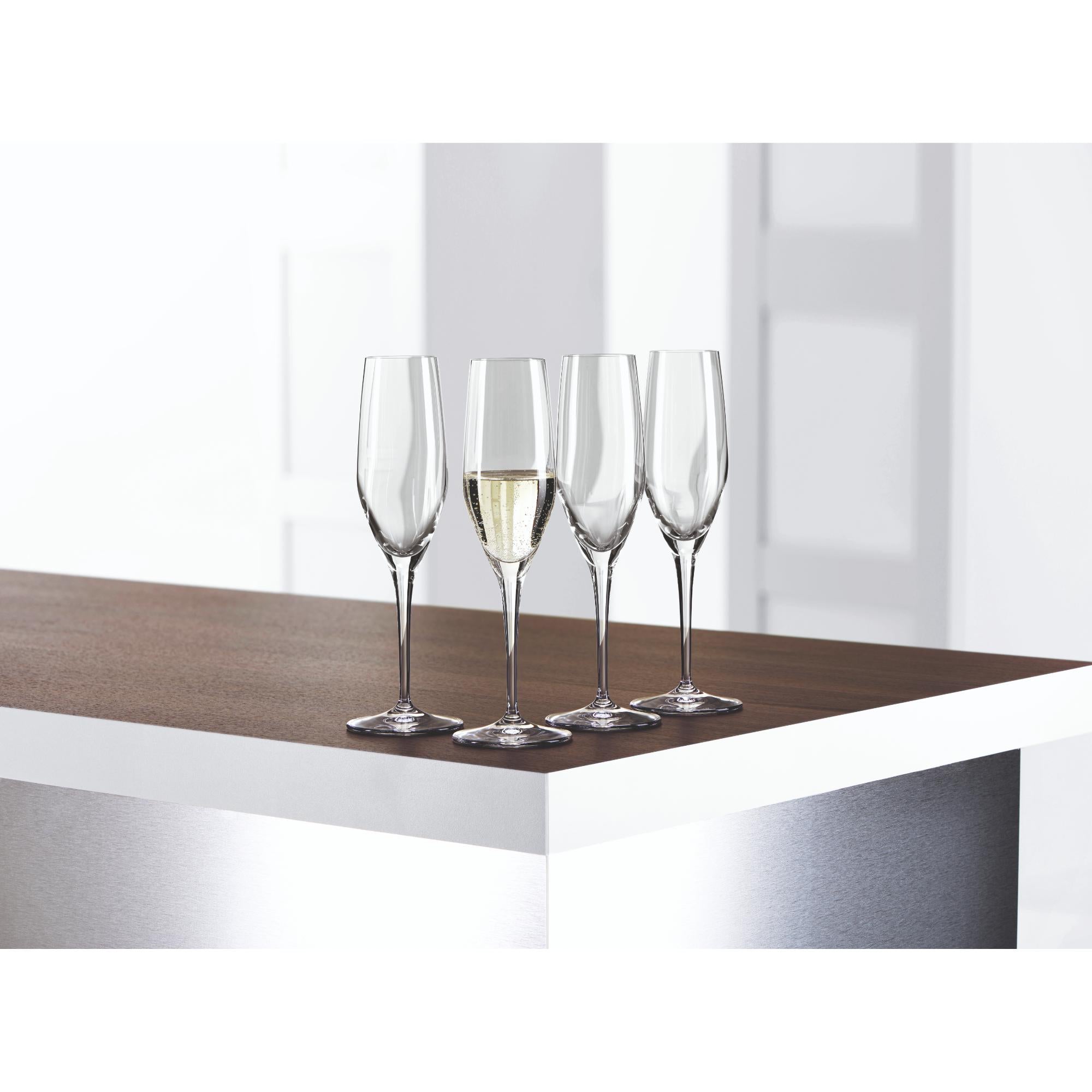 Spiegelau 4pc Champagne Flute Set - 190ml