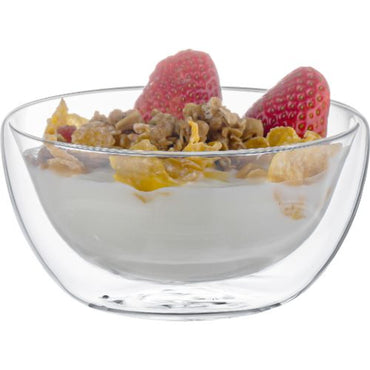 Borosilicate Double Wall Glass Bowl - 300ml