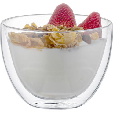 Borosilicate Double Wall Glass Bowl - 500ml