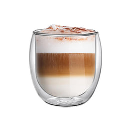 2pcs Borosilicate Glass Double Wall Cup - 300ml