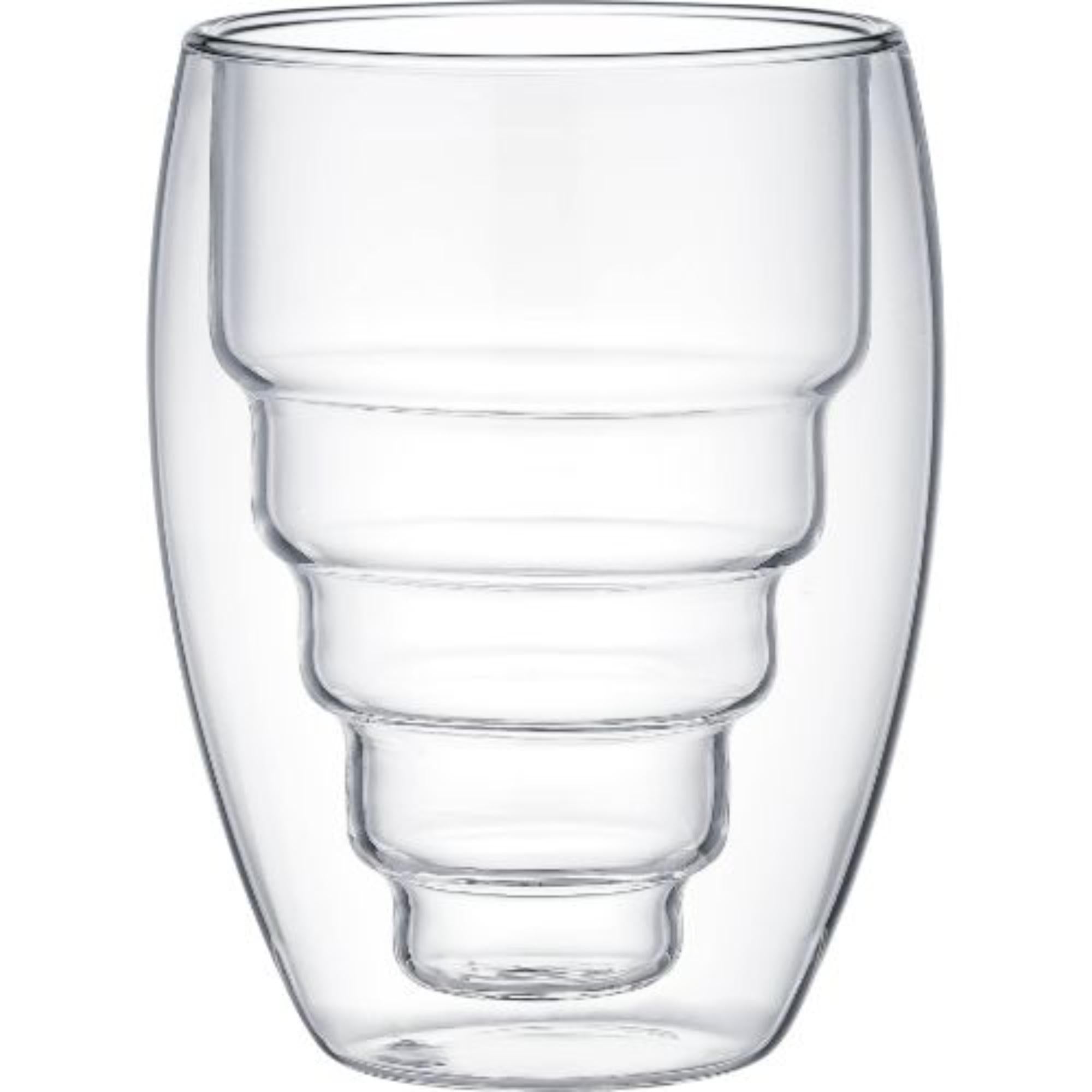 2pcs Borosilicate Glass Double Wall Cup - 250ml