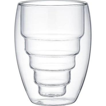 2pcs Borosilicate Glass Double Wall Cup - 250ml