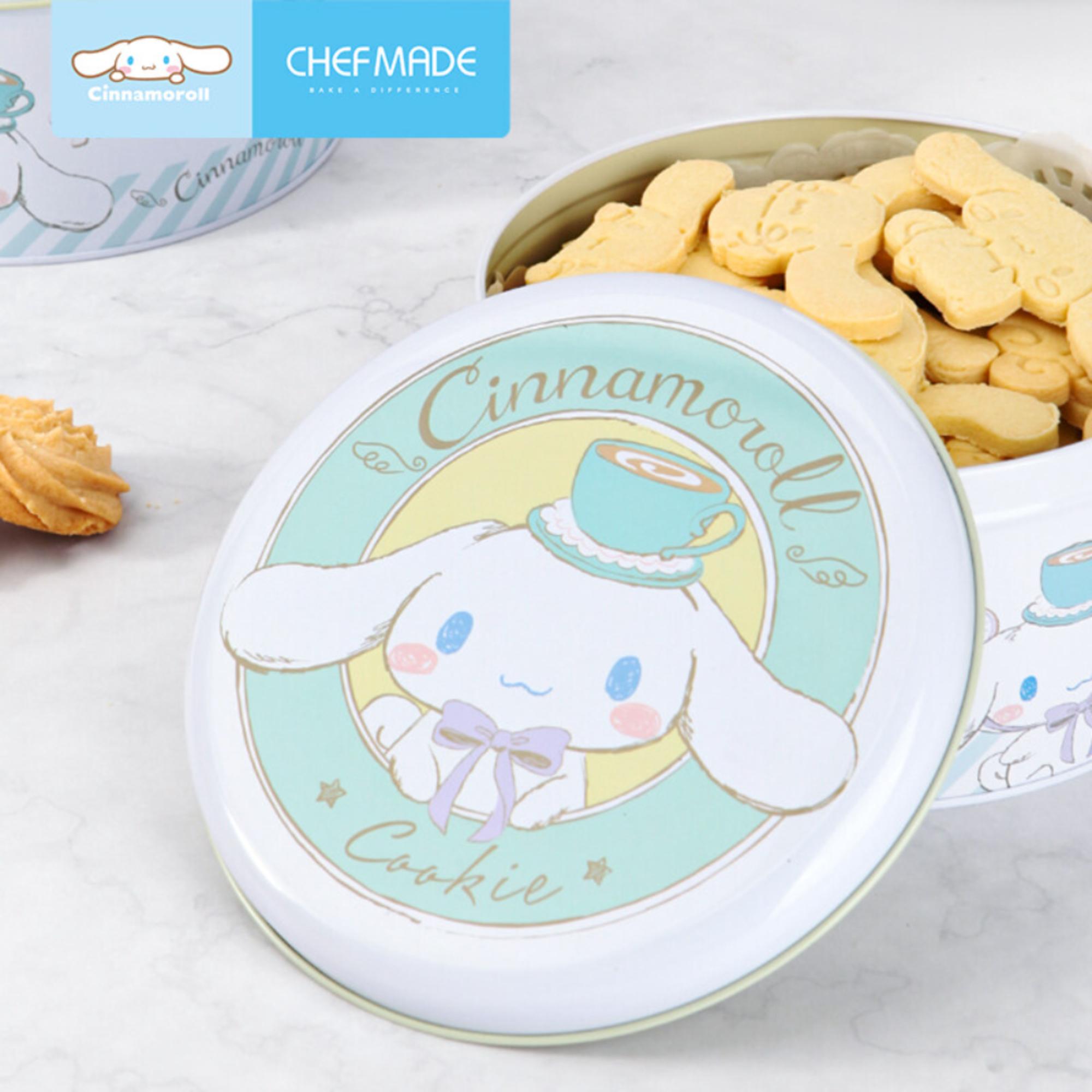 Cookie Tin - White/Blue