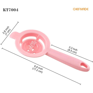 Plastic Egg White Separator - Pink