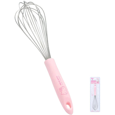 S/S Whisk with Plastic Handle - Pink