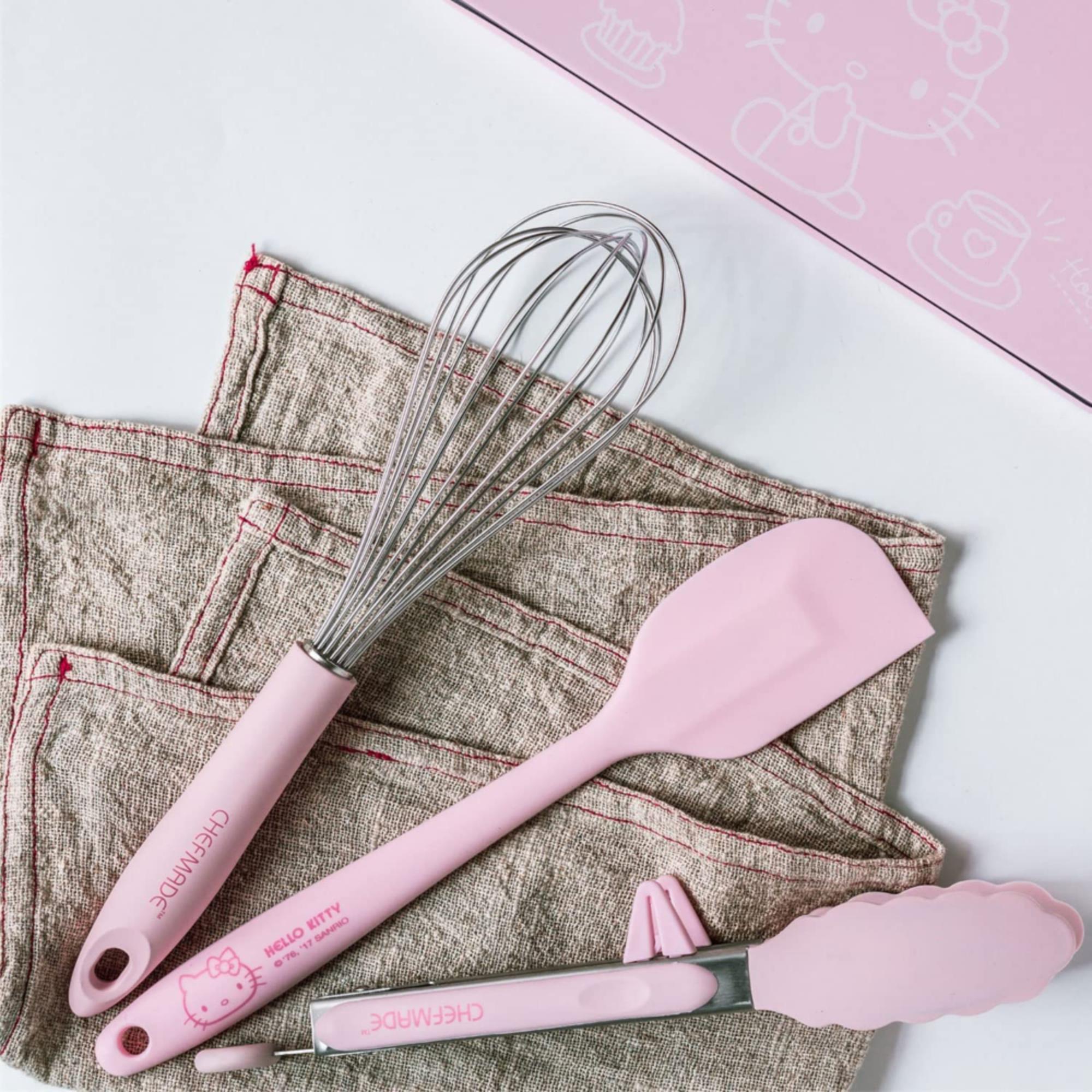 S/S Whisk with Plastic Handle - Pink