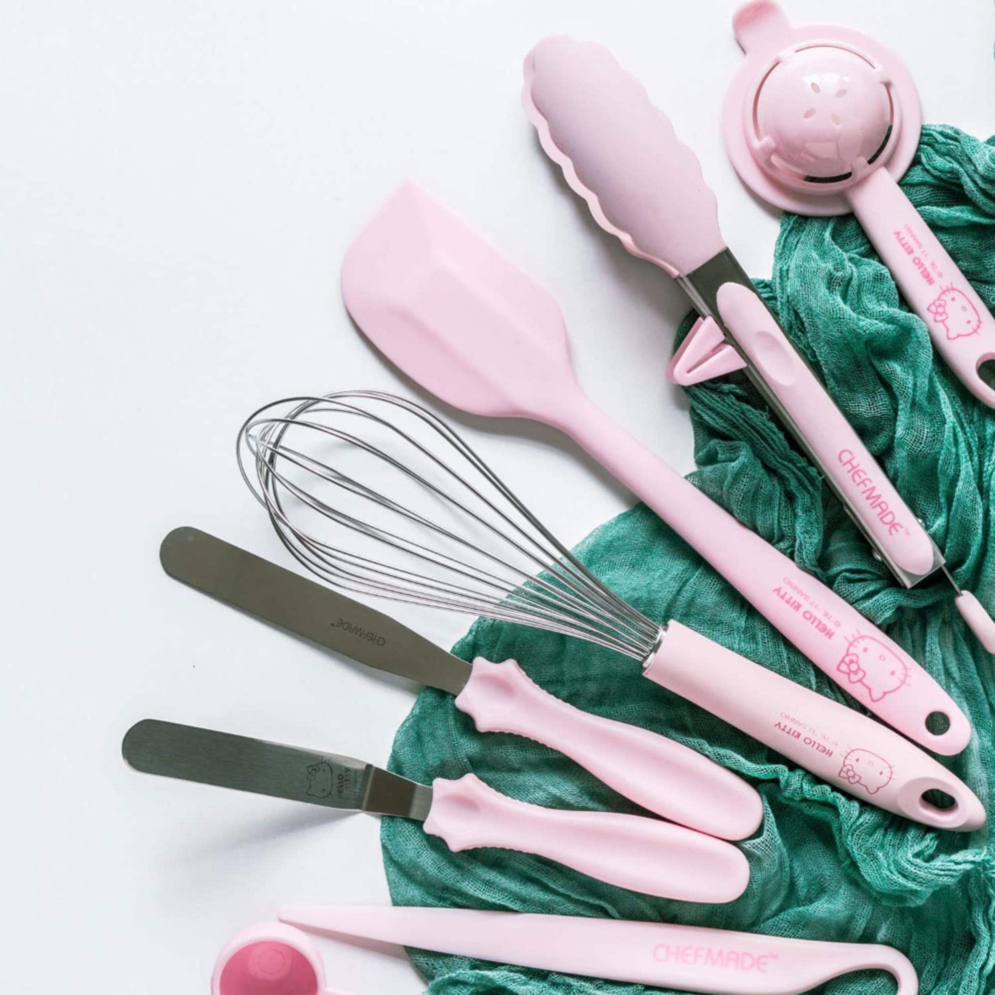 S/S Whisk with Plastic Handle - Pink