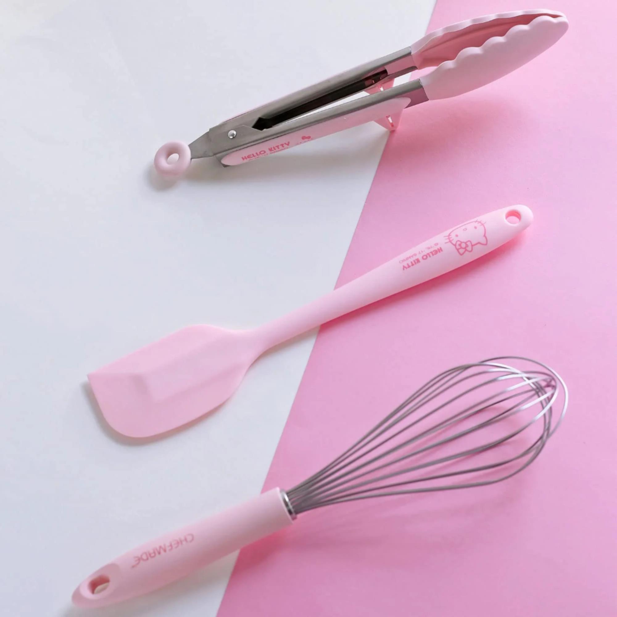 S/S Whisk with Plastic Handle - Pink