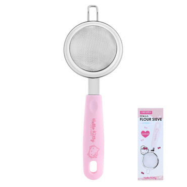 S/S Flour Sieve - Pink