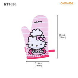 Cotton Polyester Oven Mitt - Pink