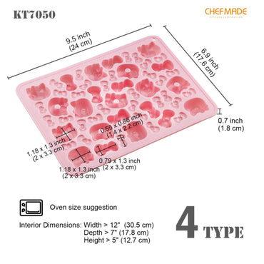 Silicone Chocolate Mould - 4 Inch