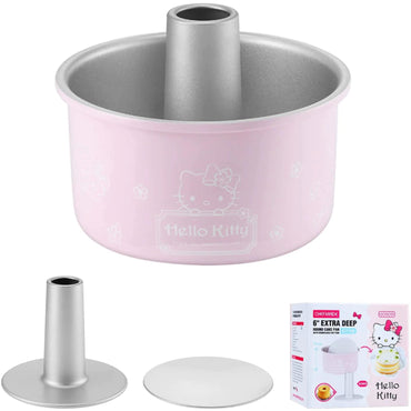 Round Deep Cake Pan with Removable Bottom - Pink